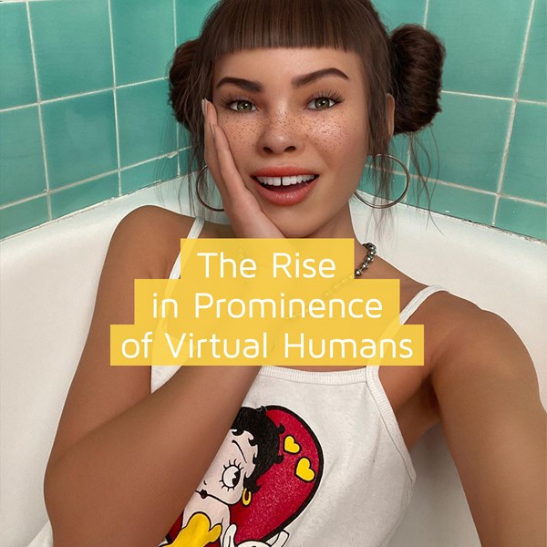 The Rise in Prominence of Virtual Humans
